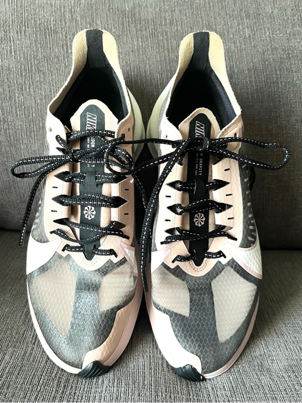 Nike Zoom Gravity Black Stone Mauve Women’s Running Shoes, 7.5 Gorpcore Athletic